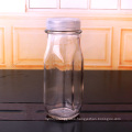 240ml milk storage glass bottle with lid